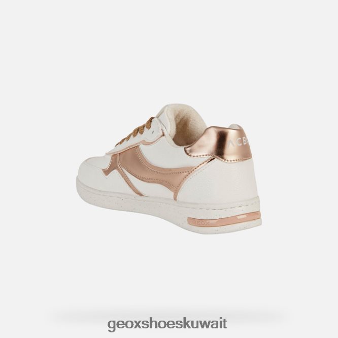 Geox BLL84T217 Jaysen Woman White/Rose Gold
