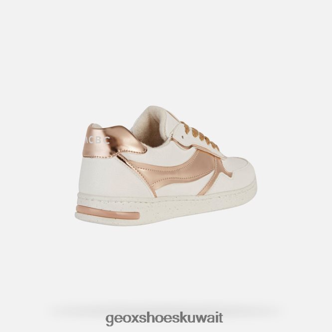 Geox BLL84T217 Jaysen Woman White/Rose Gold