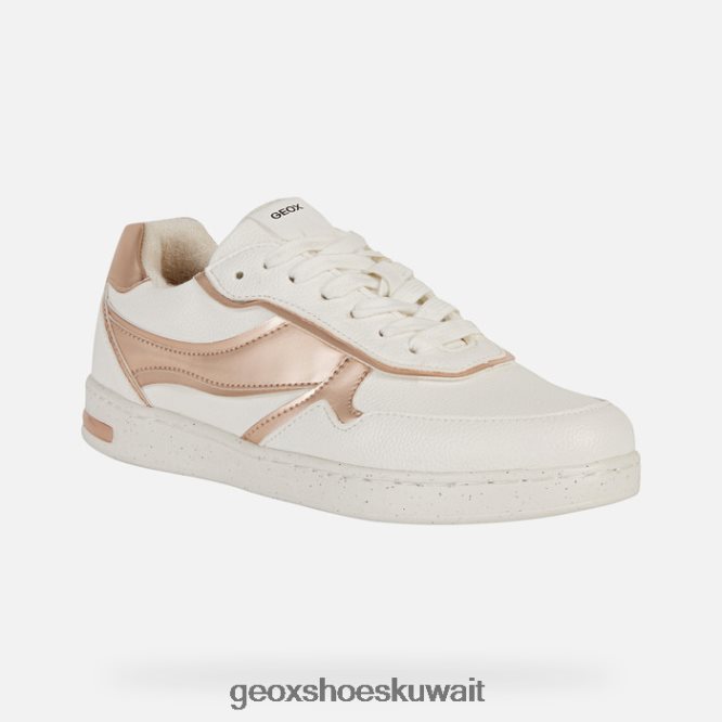 Geox BLL84T217 Jaysen Woman White/Rose Gold