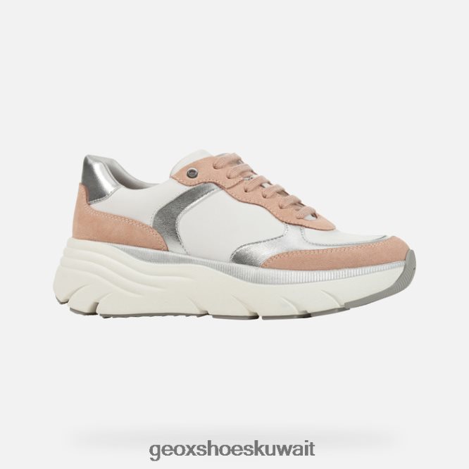 Geox BLL84T224 Diamanta Woman White/Nude