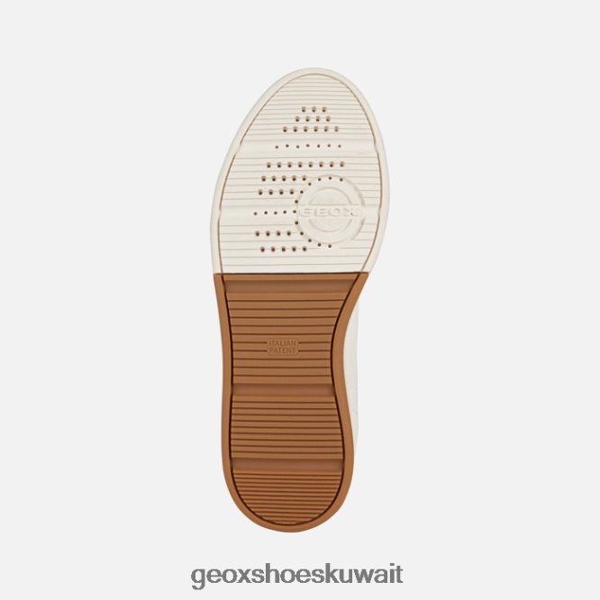 Geox BLL84T253 Meleda Woman White/Dark Burgundy