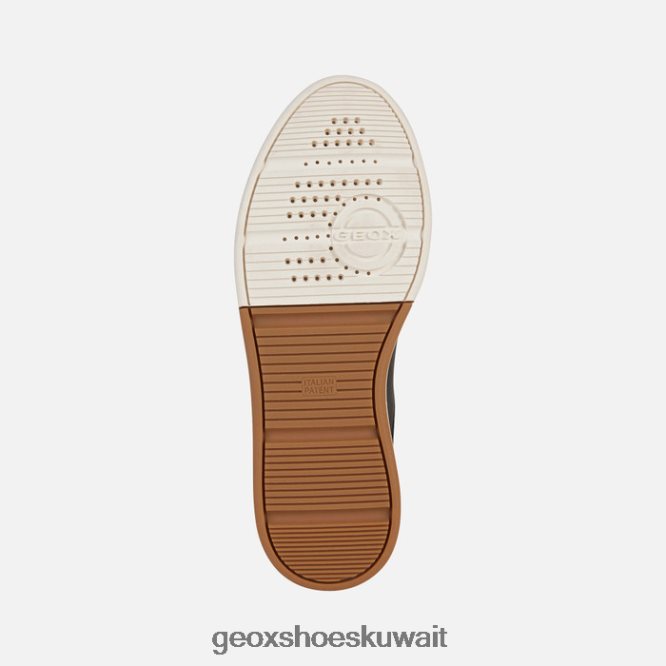 Geox BLL84T254 Meleda Woman Black/Dk Burgundy