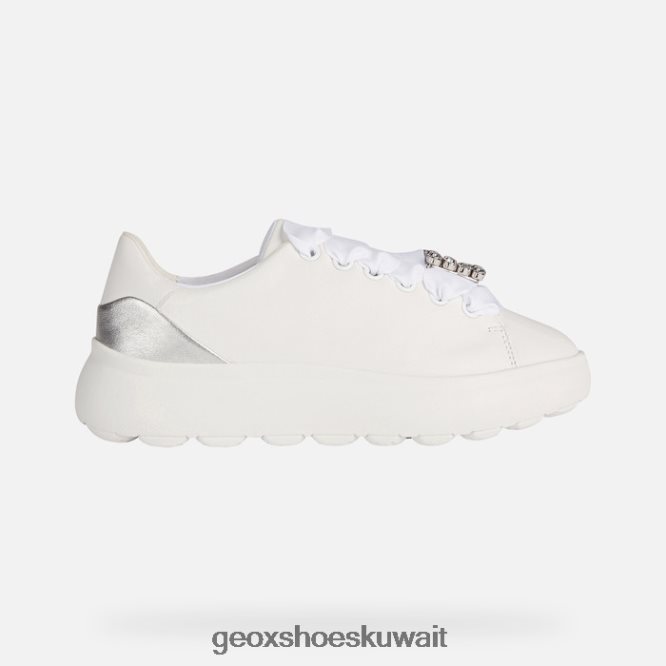 Geox BLL84T267 Spherica Ec4.1 Woman White/Silver