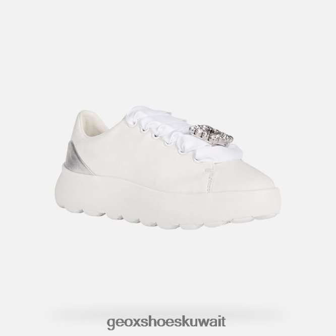 Geox BLL84T267 Spherica Ec4.1 Woman White/Silver