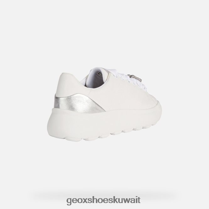 Geox BLL84T267 Spherica Ec4.1 Woman White/Silver