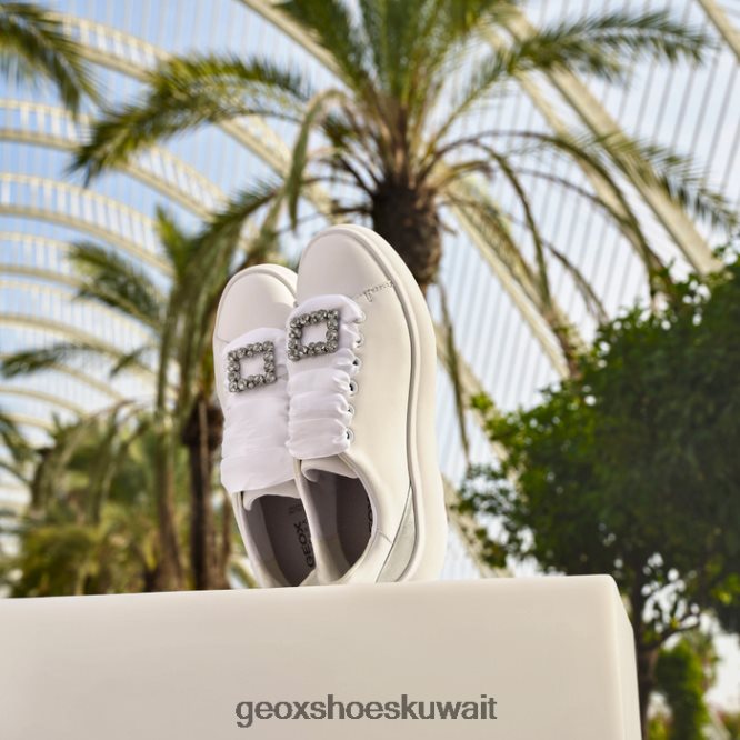Geox BLL84T267 Spherica Ec4.1 Woman White/Silver