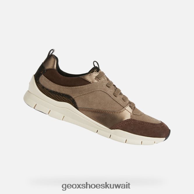 Geox BLL84T294 Sukie Woman Coffee/Dark Beige
