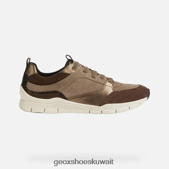 Geox BLL84T294 Sukie Woman Coffee/Dark Beige