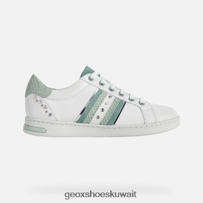 Geox BLL84T318 Jaysen Woman White/Lt Green