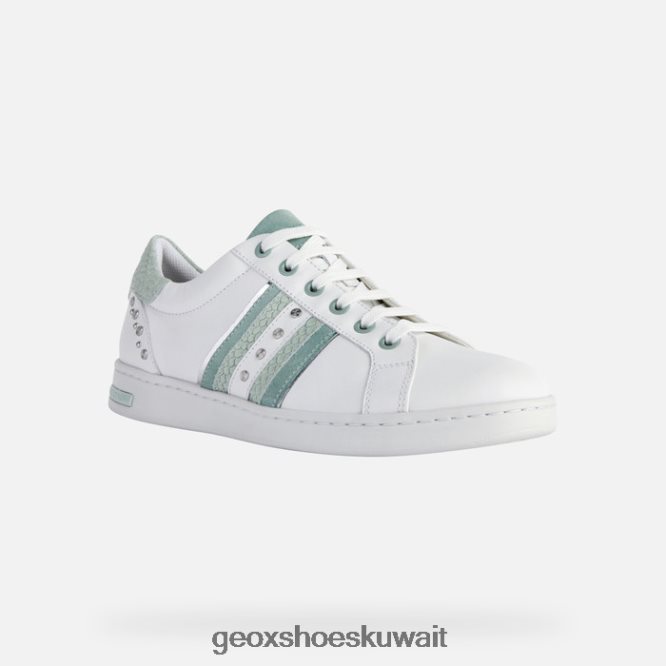 Geox BLL84T318 Jaysen Woman White/Lt Green