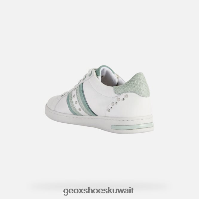 Geox BLL84T318 Jaysen Woman White/Lt Green