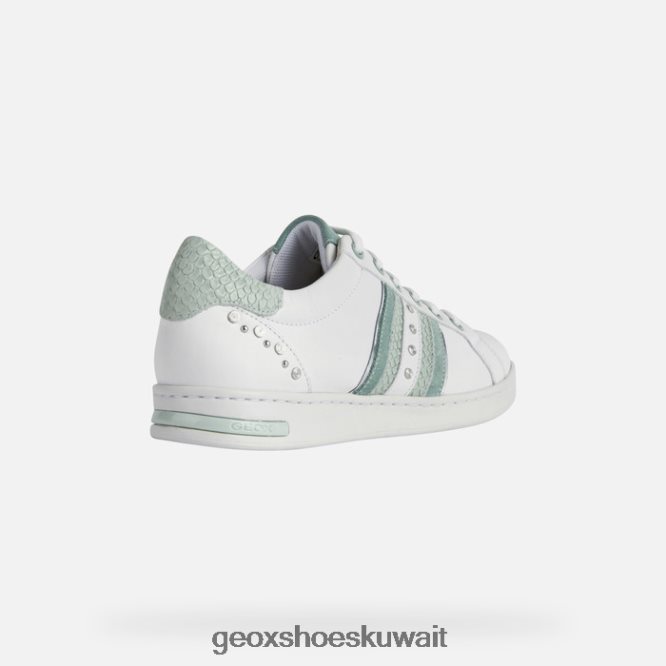 Geox BLL84T318 Jaysen Woman White/Lt Green