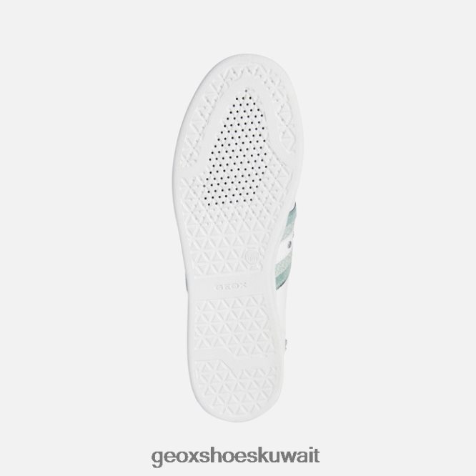 Geox BLL84T318 Jaysen Woman White/Lt Green