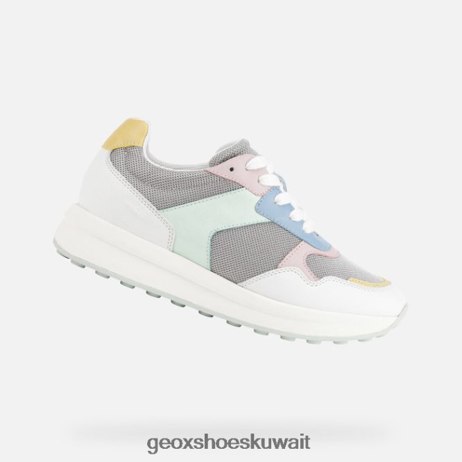 Geox BLL84T348 Runntix Woman Light Grey/White
