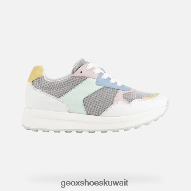 Geox BLL84T348 Runntix Woman Light Grey/White