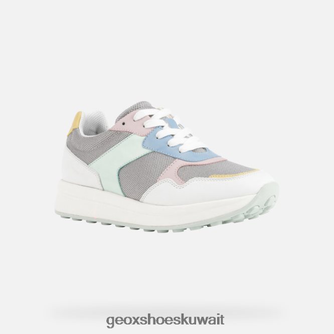 Geox BLL84T348 Runntix Woman Light Grey/White