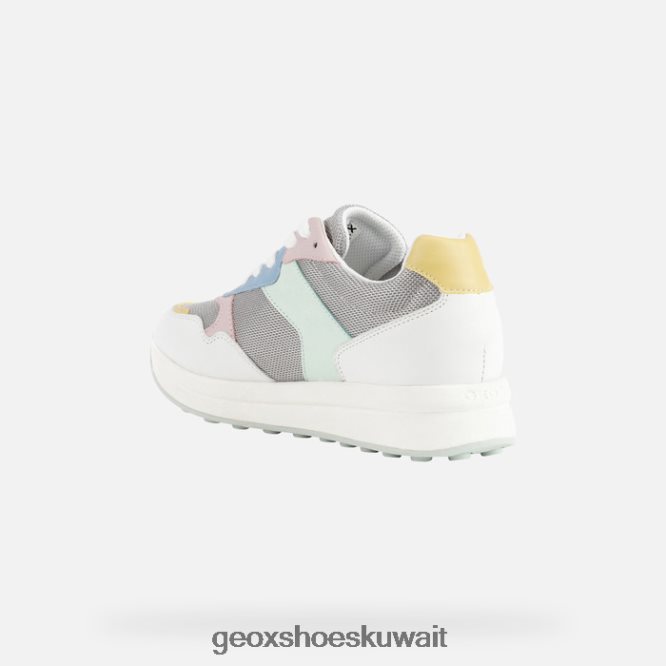 Geox BLL84T348 Runntix Woman Light Grey/White