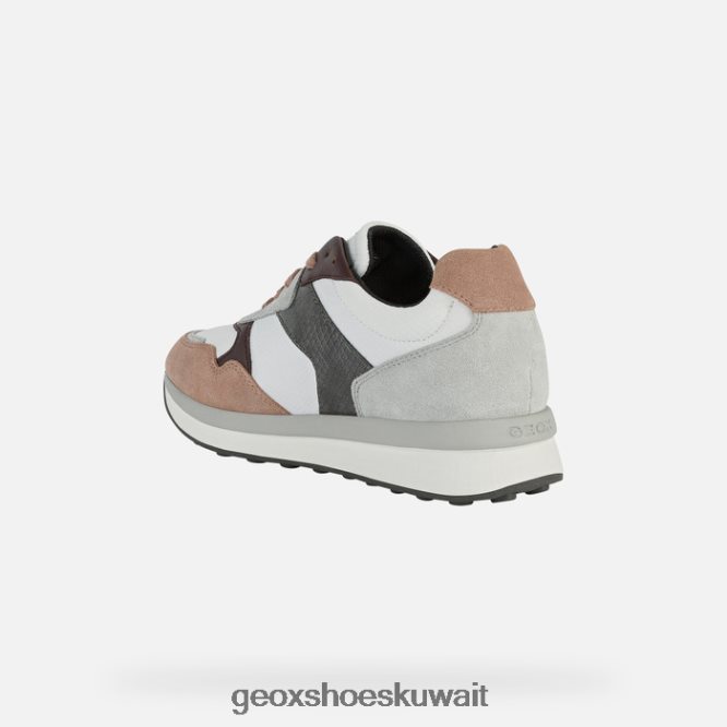 Geox BLL84T378 Runntix Woman White/Dark Pink