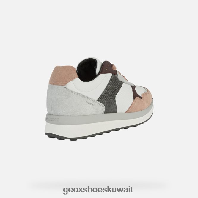 Geox BLL84T378 Runntix Woman White/Dark Pink