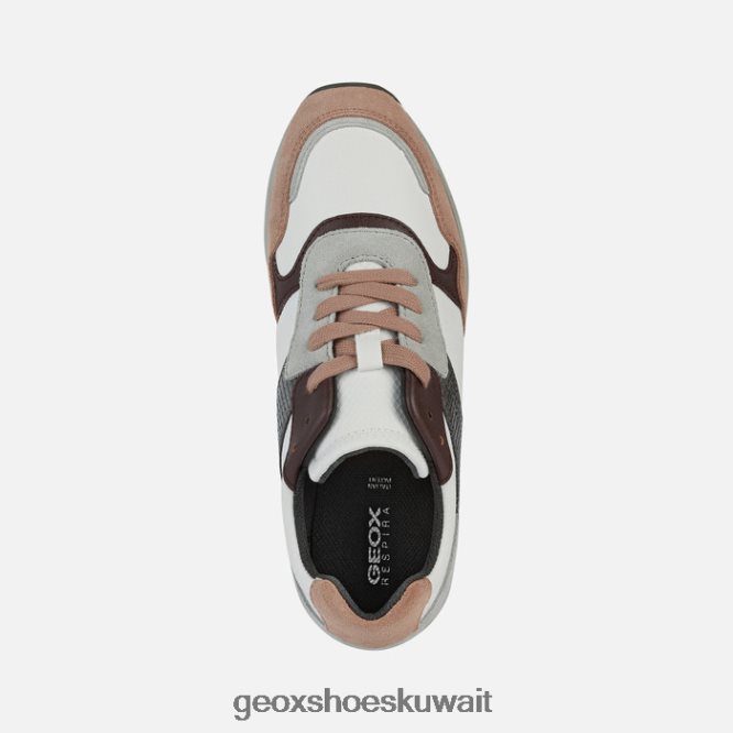Geox BLL84T378 Runntix Woman White/Dark Pink