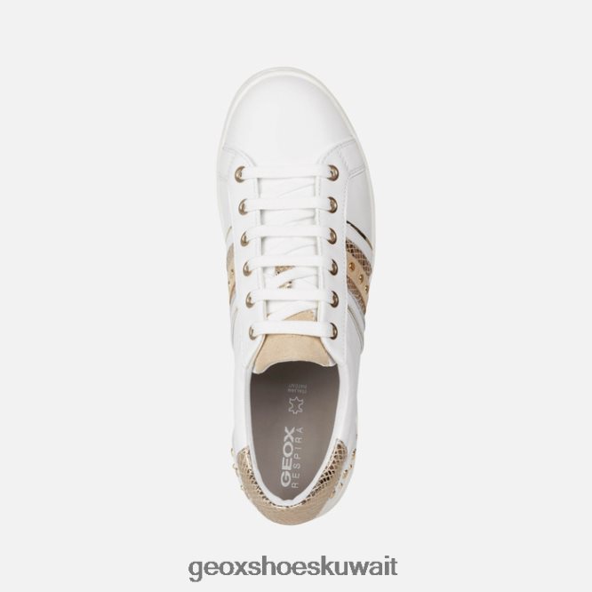 Geox BLL84T388 Jaysen Woman White/Gold