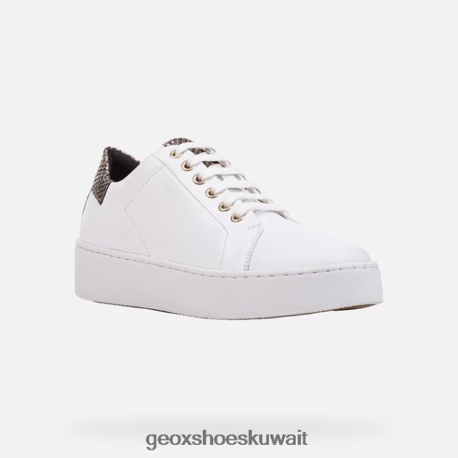 Geox BLL84T394 Skyely Woman White/Light Gold