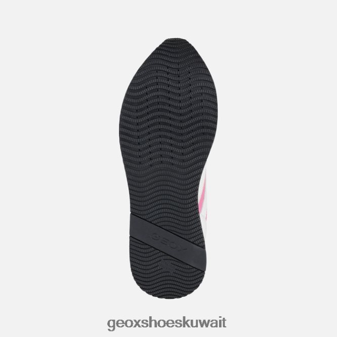 Geox BLL84T398 Kency Woman White/Fluo Fuchsia