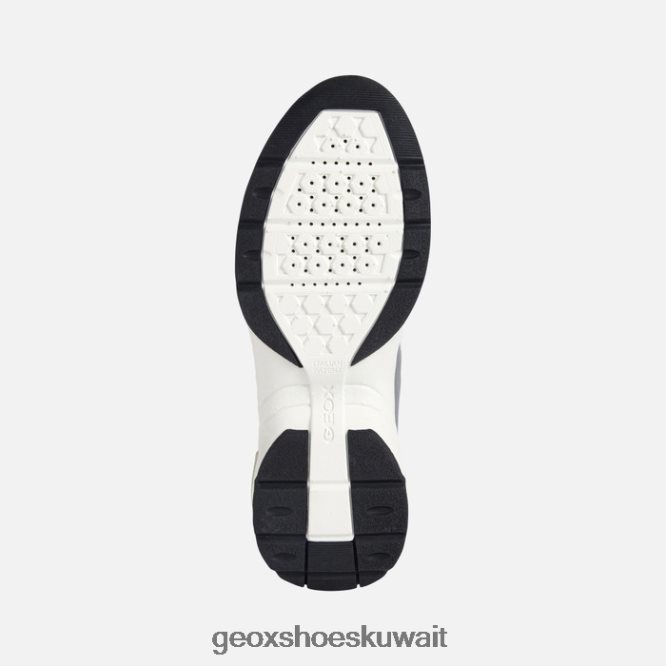 Geox BLL84T413 Alhour Woman White/Fluo Fuchsia