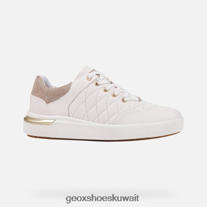 Geox BLL84T437 Dalyla Woman Off White/Lt Taupe