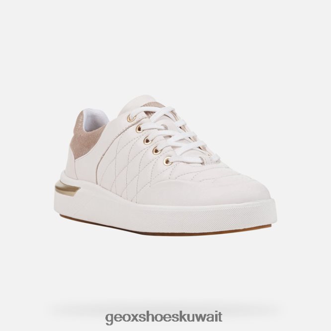 Geox BLL84T437 Dalyla Woman Off White/Lt Taupe