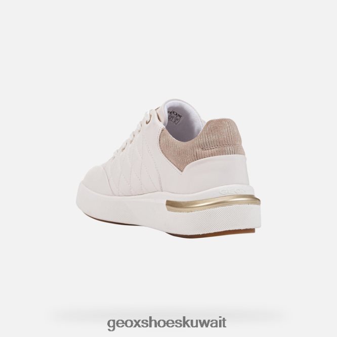 Geox BLL84T437 Dalyla Woman Off White/Lt Taupe