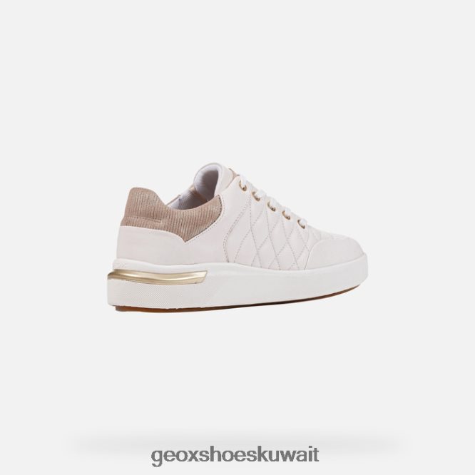 Geox BLL84T437 Dalyla Woman Off White/Lt Taupe