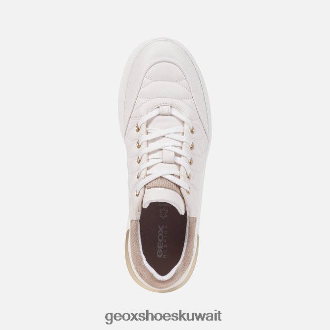 Geox BLL84T437 Dalyla Woman Off White/Lt Taupe