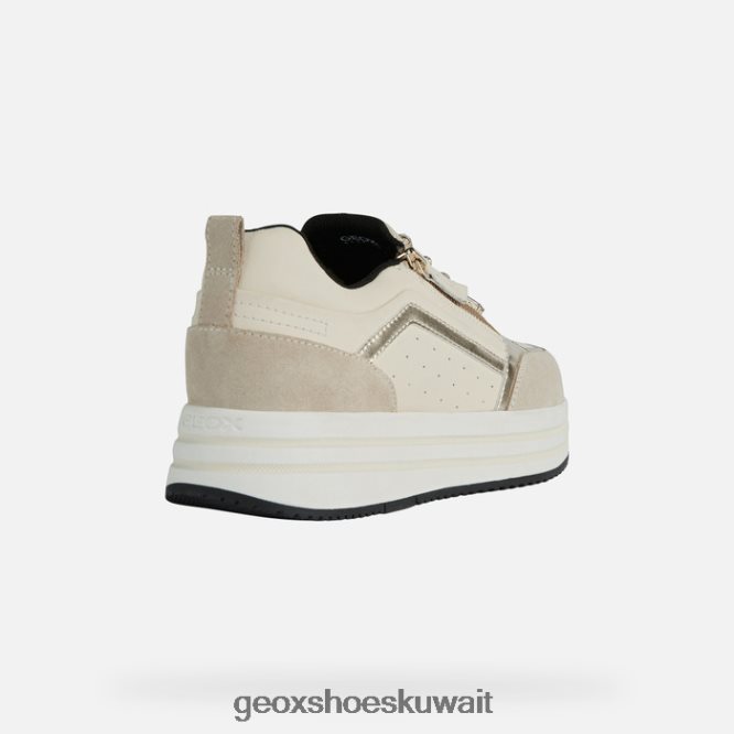 Geox BLL84T447 Kency Woman Light Taupe/Cream