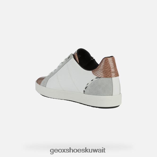 Geox BLL84T451 Blomiee Woman White/Light Grey