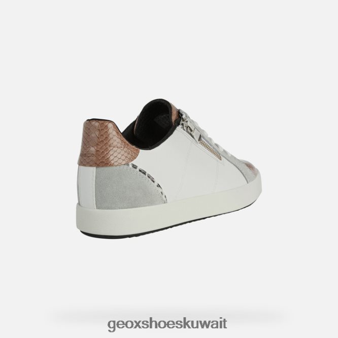 Geox BLL84T451 Blomiee Woman White/Light Grey