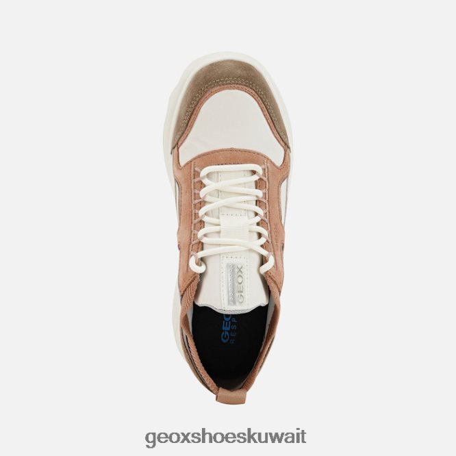 Geox BLL84T459 Spherica Woman Off White/Dark Rose