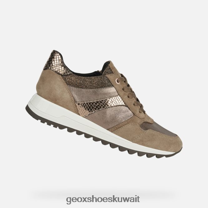 Geox BLL84T566 Tabelya Woman Dark Beige