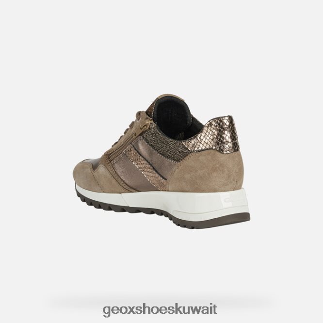 Geox BLL84T566 Tabelya Woman Dark Beige