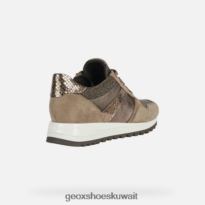 Geox BLL84T566 Tabelya Woman Dark Beige