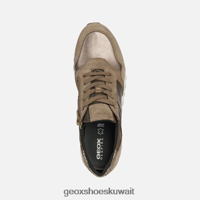 Geox BLL84T566 Tabelya Woman Dark Beige