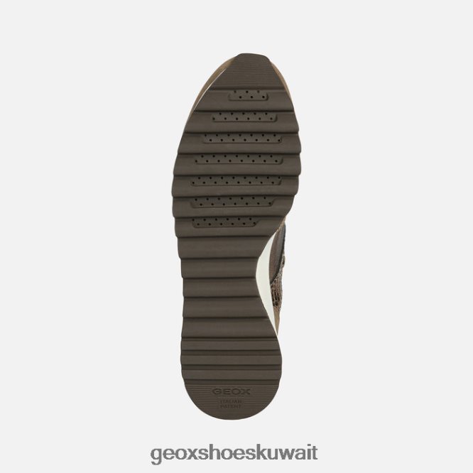 Geox BLL84T566 Tabelya Woman Dark Beige