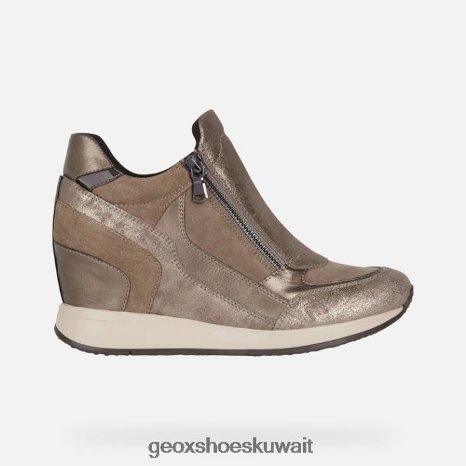 Geox BLL84T589 Nydame Woman Dark Beige