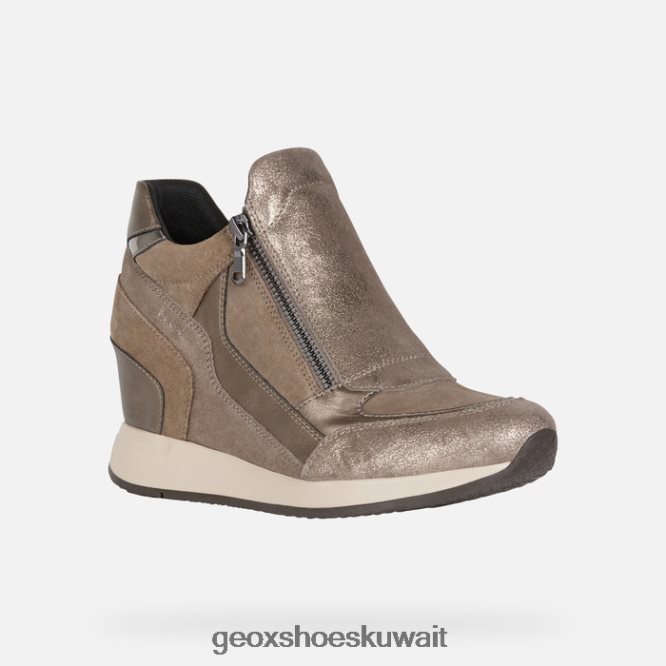 Geox BLL84T589 Nydame Woman Dark Beige