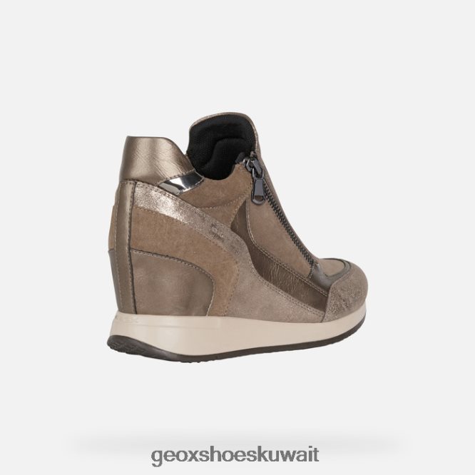 Geox BLL84T589 Nydame Woman Dark Beige