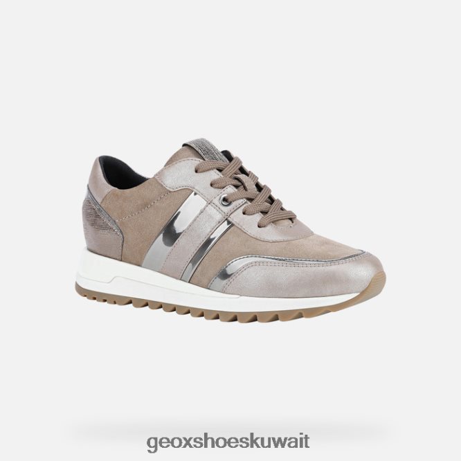 Geox BLL84T594 Tabelya Woman Dark Beige
