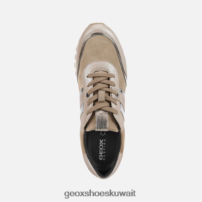 Geox BLL84T594 Tabelya Woman Dark Beige
