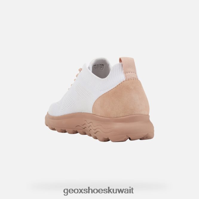 Geox BLL84T68 Spherica Woman Off White/Nude